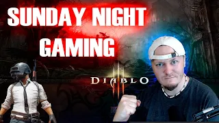 Sunday Night Gaming - DIABLO 3 SEASON 21 GOD DH - PUBG - NHL