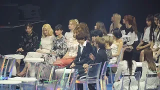 [BTS Performing Artist Male VCR ]트와이스( Twice) ,  TXT Reaction @190801 MGMA [4k Fancam/직캠