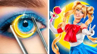How to Become SAILOR MOON! Extreme Makeover from Nerd to ANIME  GIRL!