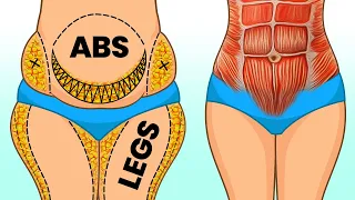 FLAT BELLY + SLIM THIGHS (Abs & Legs Workout) Burn Lower Belly Fat Fast, Tone Legs