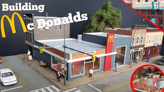 I Build my own McDonald`s from Scratch || How to make a Miniature Mc Donald`s Diorama  || Tutorial