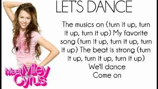 MIley Cyrus - Let's Dance Lyrics:)