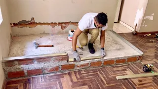 Increíbles Ideas, Cómo hacer una Habitación y un Baño en Casa con Pared de paneles de yeso