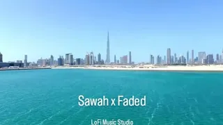 Sawah x Faded | Remix | Dubai | UAE 🇦🇪 - by drone [4K] | Lofi Music Studio.