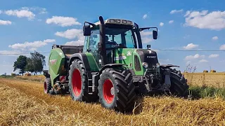 🇵🇱Prasowanie słomy 2021 z🤙 Vixą 🤙 💚Fendt 412 Vario 💚 //💪 FENDT XTRACUT 4160💪 