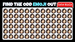 Find The Odd Emoji Out #121 | Emoji Puzzle Quiz | Find the Difference Game | 20 LEVELS