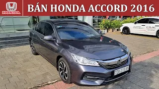 Bán xe Honda Accord cũ 2016 màu Xám giá 750 triệu, ODO 90.000 km | Giá xe Honda Accord Xám 2016 cũ