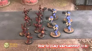 How to Play Warhammer 40k Episode 2 - Khorne Berserkers vs Terminators