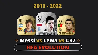 Messi VS Lewandowski VS Ronaldo FIFA EVOLUTION!😱🔥 | FIFA 10 - FIFA 22