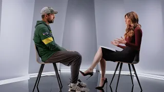 Aaron Rodgers and Erin Andrews NFC Playoffs on FOX