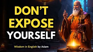 🫣NEVER EXPOSE YOURSELF | Stoicism vs. Zen: Life Lessons