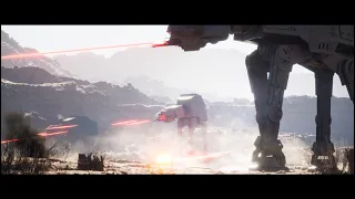 Star Wars AT-AT Walkers in Unreal Engine - Fighting Animation