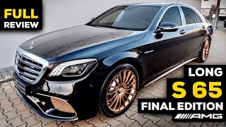 2020 Mercedes S65 AMG V12 Final S Class Edition vs S63 FULL Review BRUTAL Sound Exhaust