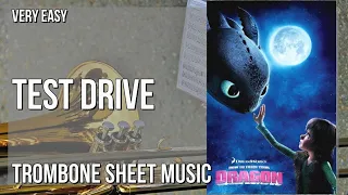Trombone Sheet Music: How to play Test Drive (How to Train Your Dragon) by John Powell