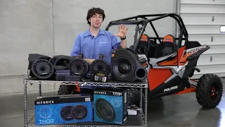 Hifonics Polaris RZR Tuned Audio Package  FIVE SPEAKER 1000 Watt STAGE 5 SYSTEM (Part HIF-STG5-1)