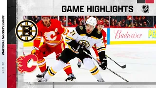 Bruins @ Flames 12/11/21 | NHL Highlights