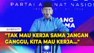 Prabowo di Acara PAN: Tidak Mau Kerja Sama Jangan Ganggu, Kita Mau Kerja