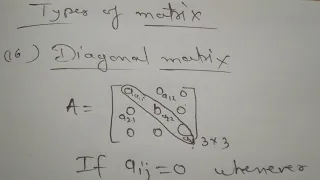 linear algebra, type of matrix, part+05 #maths