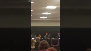 Kat Barrell telling her story at 5TL panel at DragonCon 9/2/17