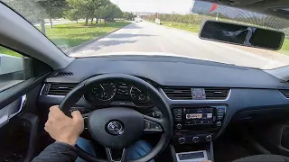 2016 Skoda Octavia 1.6 TDI DSG POV Test Drive