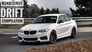 BMW M240i Street Drift Compilation | Straight Pipe Exhaust Sound | Drexler LSD