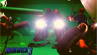 John Wick 3 - Motorcycle Fight Scene (VFX Breakdown) | Behind The Scenes