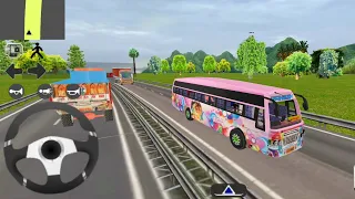 Ganesh Bus Driving on Highway | Bus Simulator Real - #26 Indian Bus Games 2020 - Android Gameplay