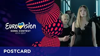 Postcard of Blanche from Belgium - Eurovision Song Contest 2017