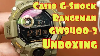 Casio G-Shock GW 9400-3  UNBOXING and First Impressions