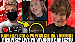 KAMERZYSTA mówi KIEDY WRÓCI na YOUTUBE (pierwszy live KAMERZYSTY po wyjściu z ARESZTU) | Kamuś