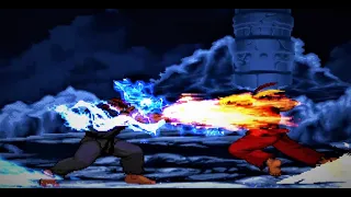 MUGEN 2020 - EVIL RYU VS EVIL KEN (AWESOME BATTLE)