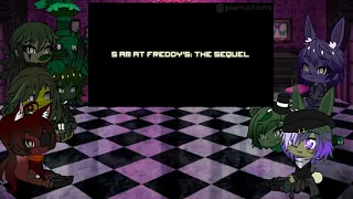 Springtrap + Phantoms reacts to 5 AM at Freddy’s the sequel