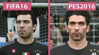 FIFA 16 vs. PES | Pro Evolution Soccer 2016 Graphics Comparison PC [FullHD][60fps]