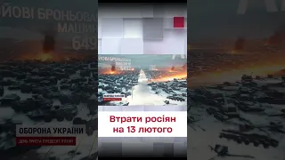 🔥 Втрати росіян на 13 лютого: ЗСУ ліквідували понад 550 ворогів за добу