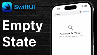 Simple, Clean Empty States in SwiftUI - ContentUnavailableView - iOS 17