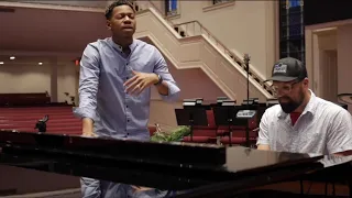 Chris Blue sings