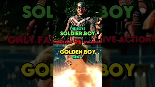 Soldier boy vs Golden boy #shorts #theboys #marvel #dc #genv