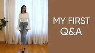 My first Q&A: Answering Your Frequently Asked Questions about my  background, diet, parenting & more