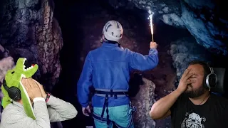 Divers react to horrific find behind collapsed cave wall