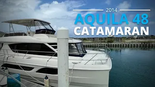 Power Catamaran for Sale: 2014 Aquila 48 Catamaran - Price $670,000USD