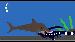 mutant shark vs megalodon