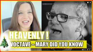 New Christmas Music Reaction! Voctave - Mary Did You Know | MUSIC REACTION VIDEO #christmasmusic