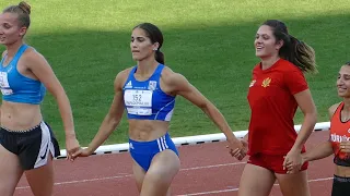 Amazing beautiful end of Women's Heptathlon at Balkan Championships in Craiova 2022