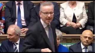 Michael Gove gives barnstorming speech taking Jeremy Corbyn to task