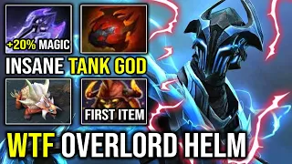 WTF 1st ITEM Overlord Helm | INSANE Tank Mage Slayer + Heart Razor 100% DELETE Morph 7.30d Dota 2