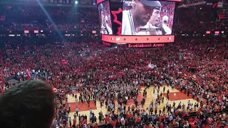 Raptors 2019 Eastern Conference finals trophy presentation