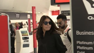 'iNDIAN celebrities Virat Kohli & Anushka Sharma involved in heated exchange at airport' 15MOF