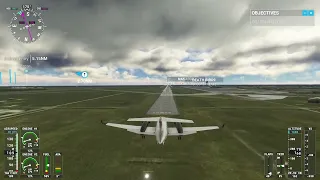 MSFS 2020 - Landing in KHOU - William P Hobby Airport - Houston, USA