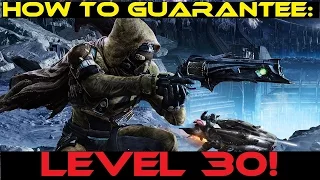 Destiny - How to get to Level 30! - GUARANTEED!