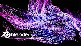 How to Create Abstract Particles in Blender!